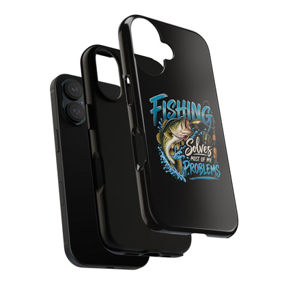 Fishing Solves Most of My Problems Phone Case