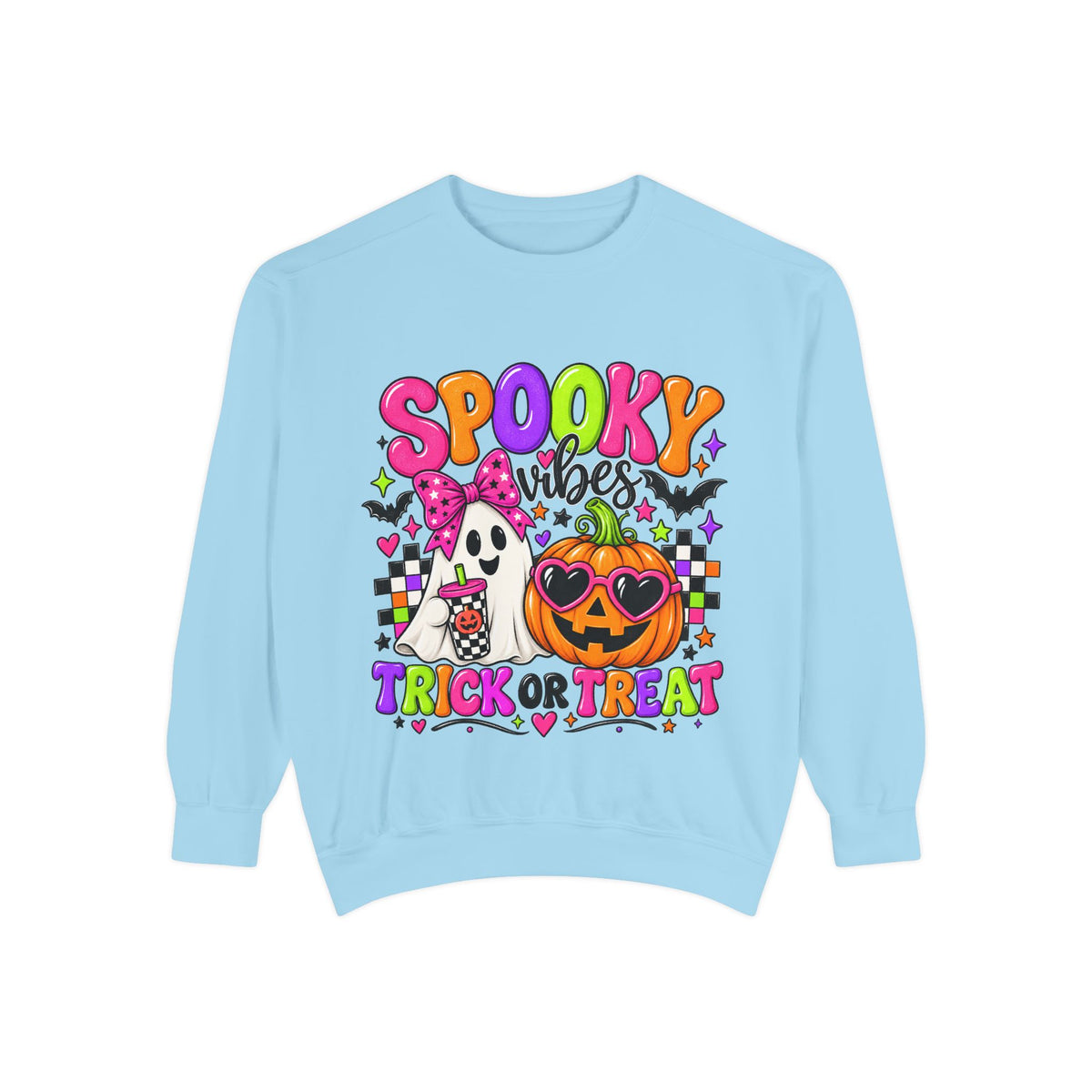 Spooky Vibes Trick or Treat Sweatshirt