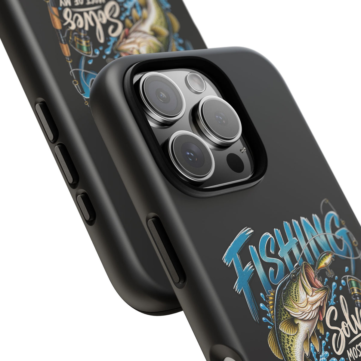 Fishing Solves Most of My Problems Phone Case