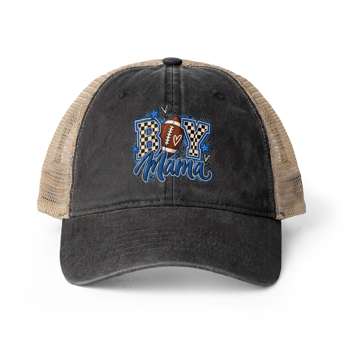 Football Boy Mama Mesh Hat