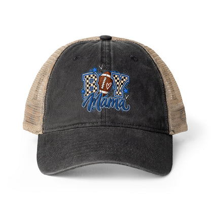 Football Boy Mama Mesh Hat