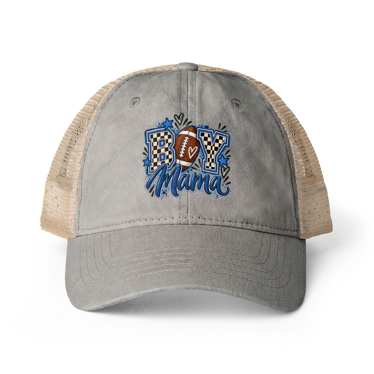 Football Boy Mama Mesh Hat