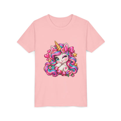 Youth Unicorn Tee — Cute Rainbow Unicorn Graphic Shirt for Kids