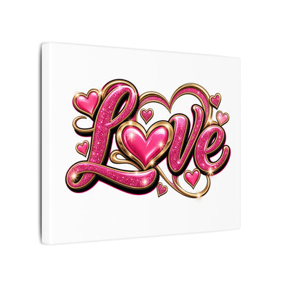 Retro LOVE Matte Canvas, Stretched, 0.75" (Multi-Size)