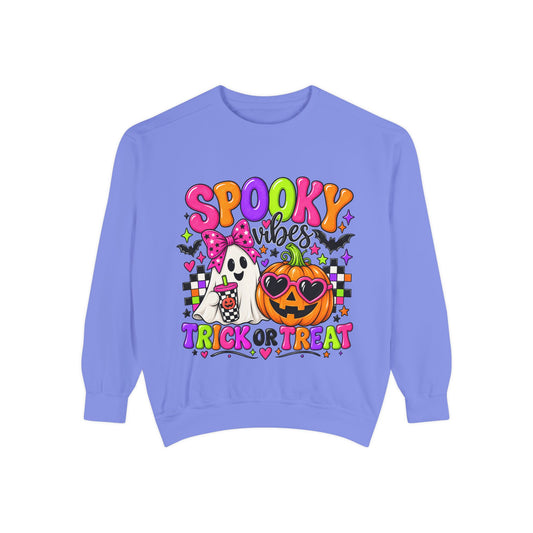 Spooky Vibes Trick or Treat Sweatshirt