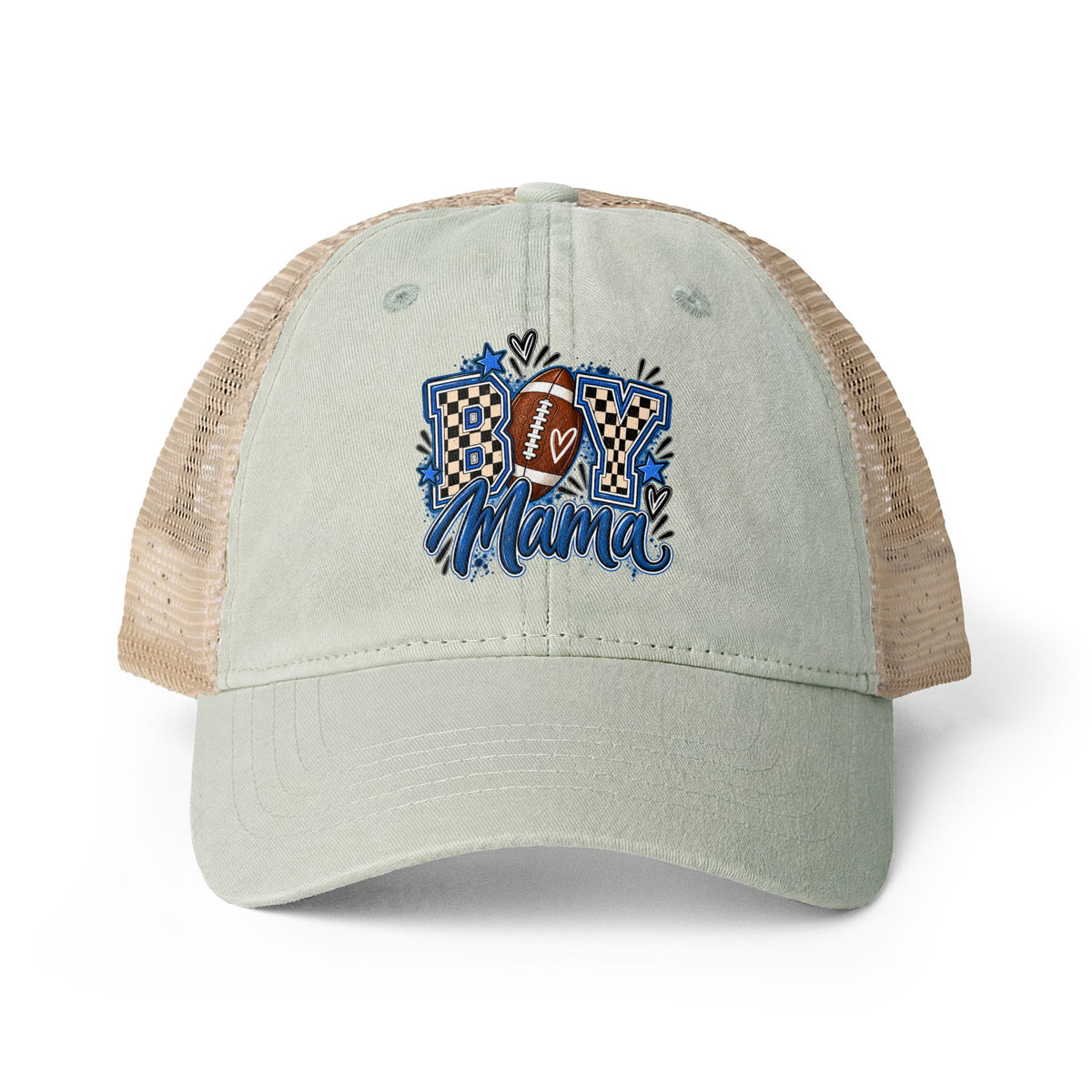 Football Boy Mama Mesh Hat