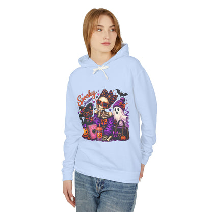 Halloween Skeleton & Pets Hoodie — "Spooky Season" Graphic Sweatshirt