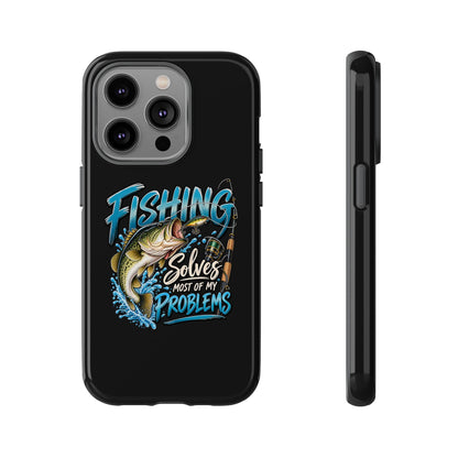 Fishing Solves Most of My Problems Phone Case