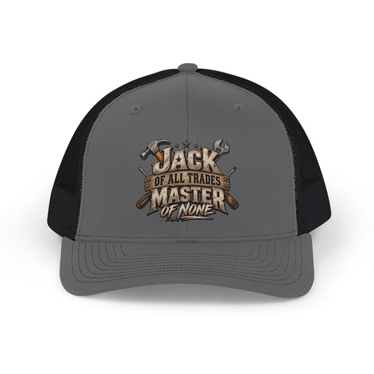 Jack of All Trades Trucker Cap — 'Master of None' Men's Hat