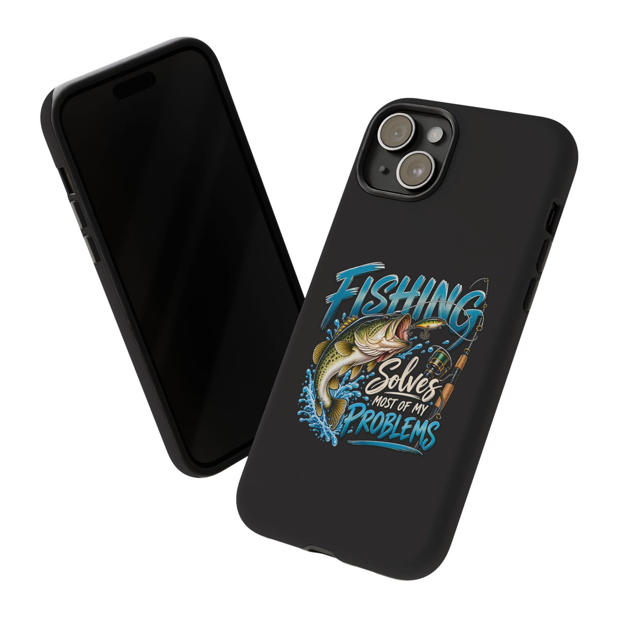Fishing Solves Most of My Problems Phone Case