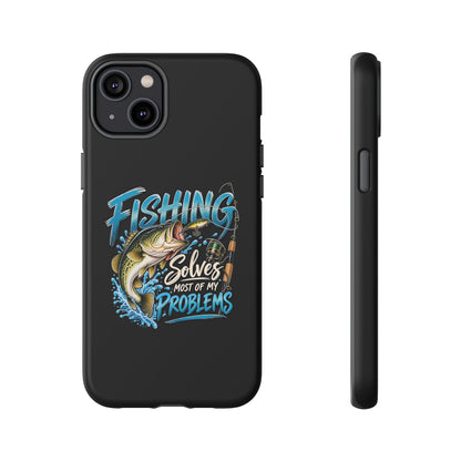 Fishing Solves Most of My Problems Phone Case