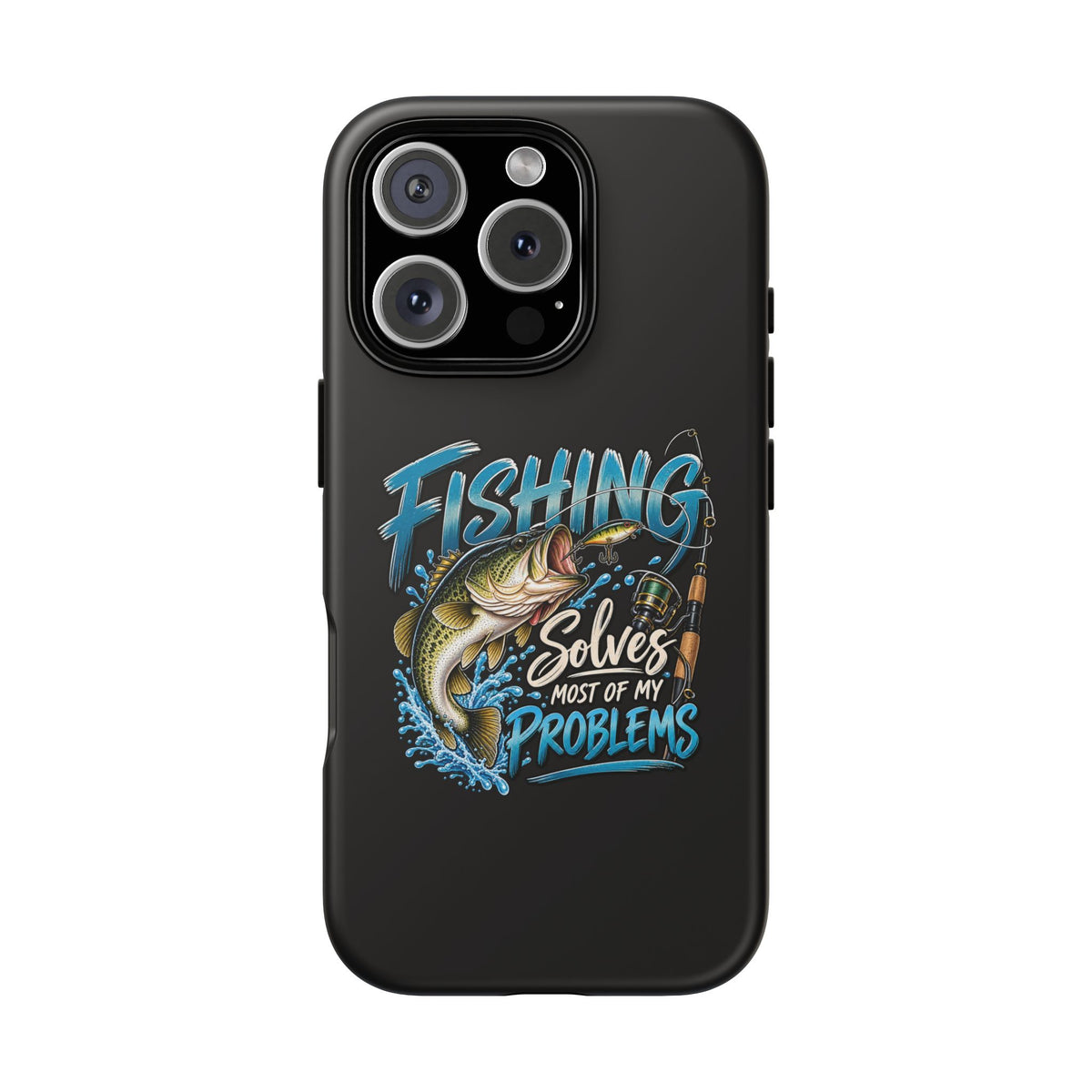 Fishing Solves Most of My Problems Phone Case