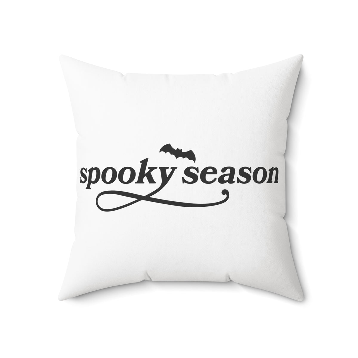 Spooky Season Ghost Pillow — Halloween Decorative Throw Pillow