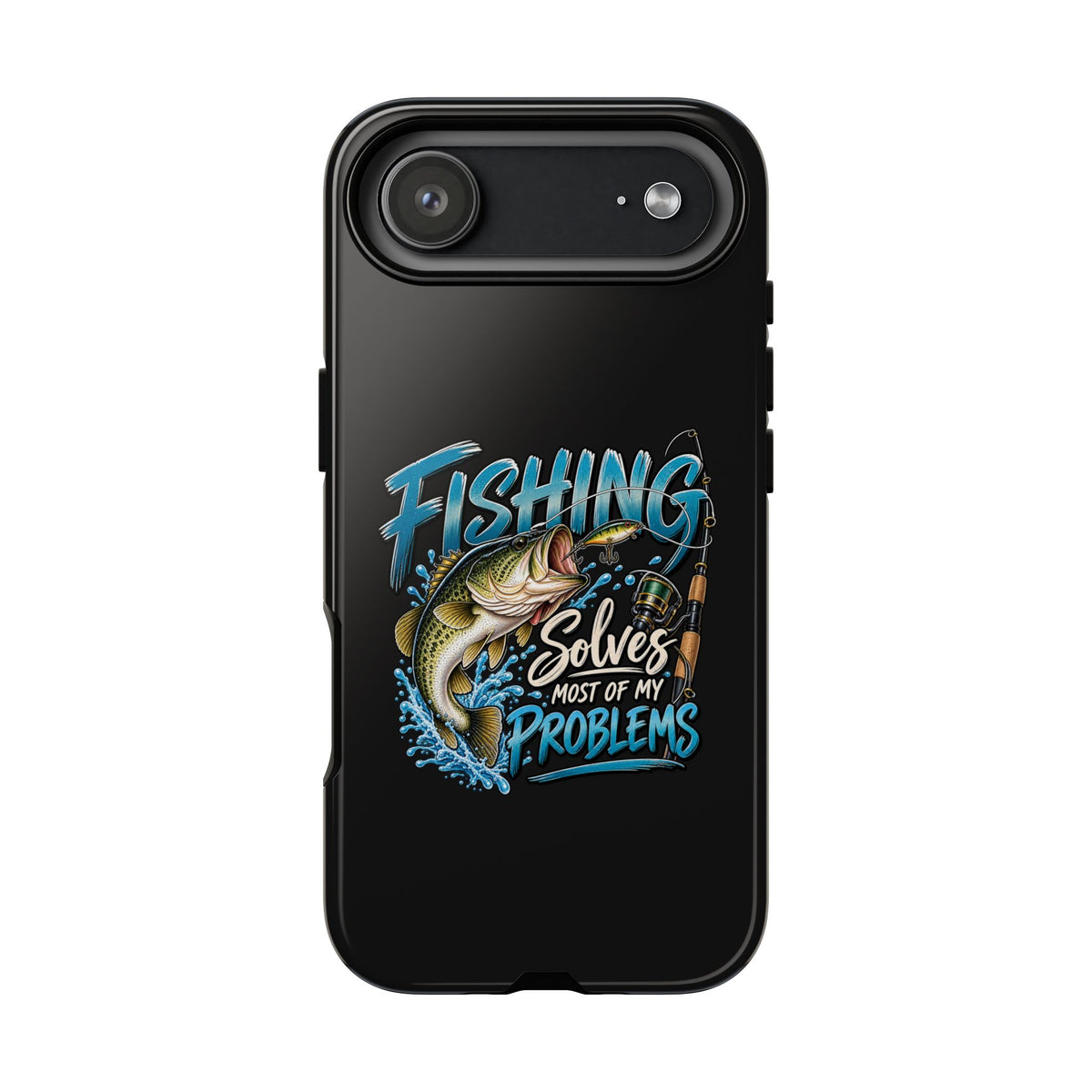Fishing Solves Most of My Problems Phone Case
