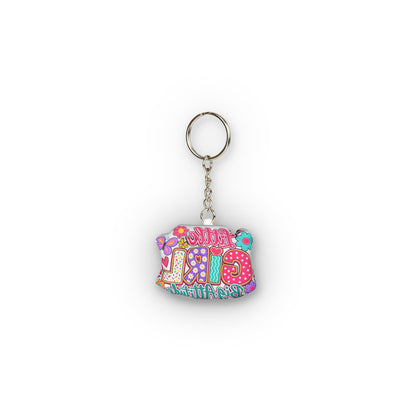 Little Girl Big Attitude- Mini Plush Keychain