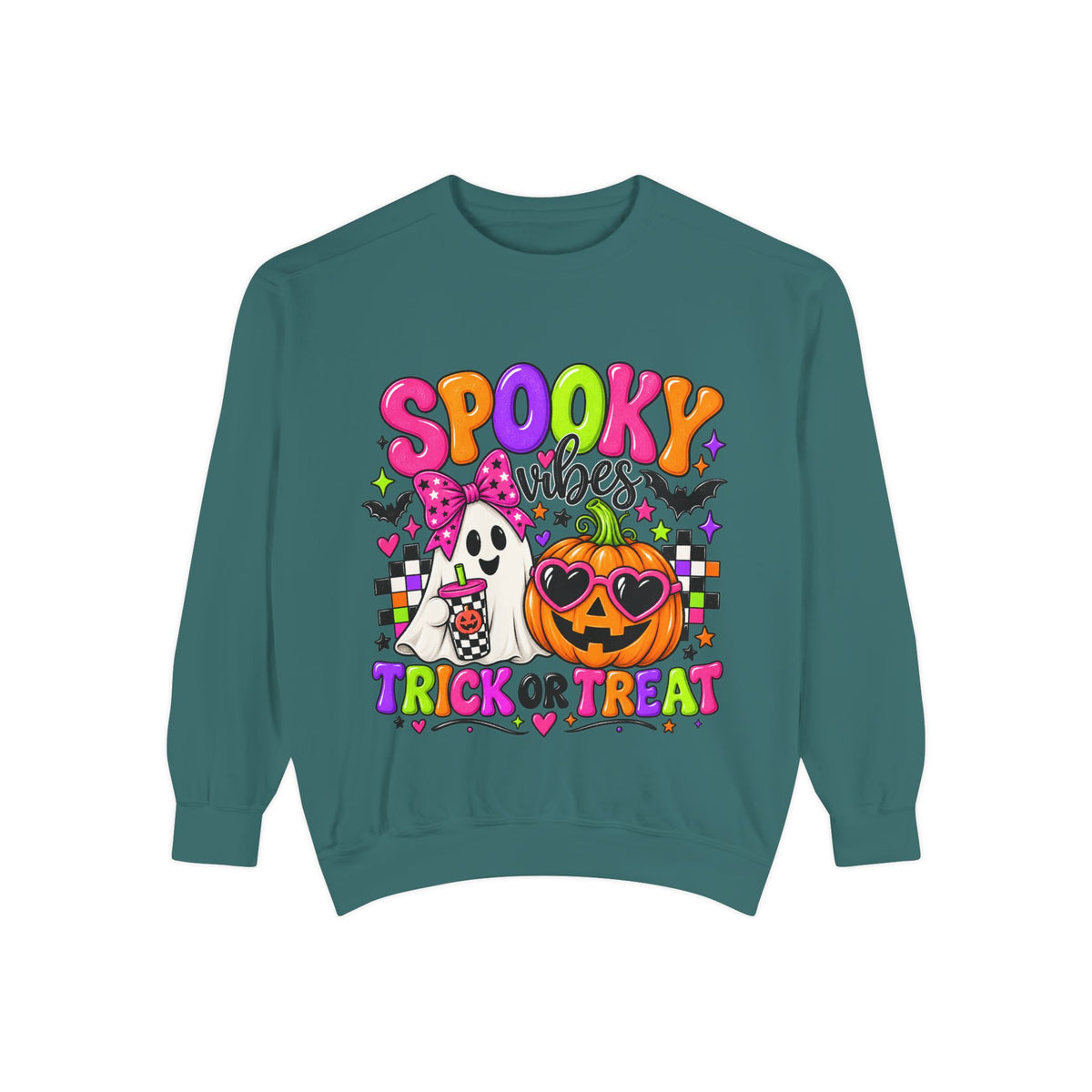 Spooky Vibes Trick or Treat Sweatshirt