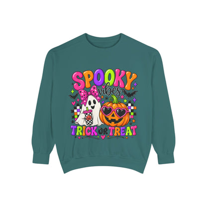Spooky Vibes Trick or Treat Sweatshirt