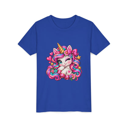 Youth Unicorn Tee — Cute Rainbow Unicorn Graphic Shirt for Kids
