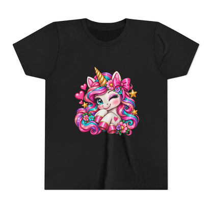 Youth Unicorn Tee — Cute Rainbow Unicorn Graphic Shirt for Kids