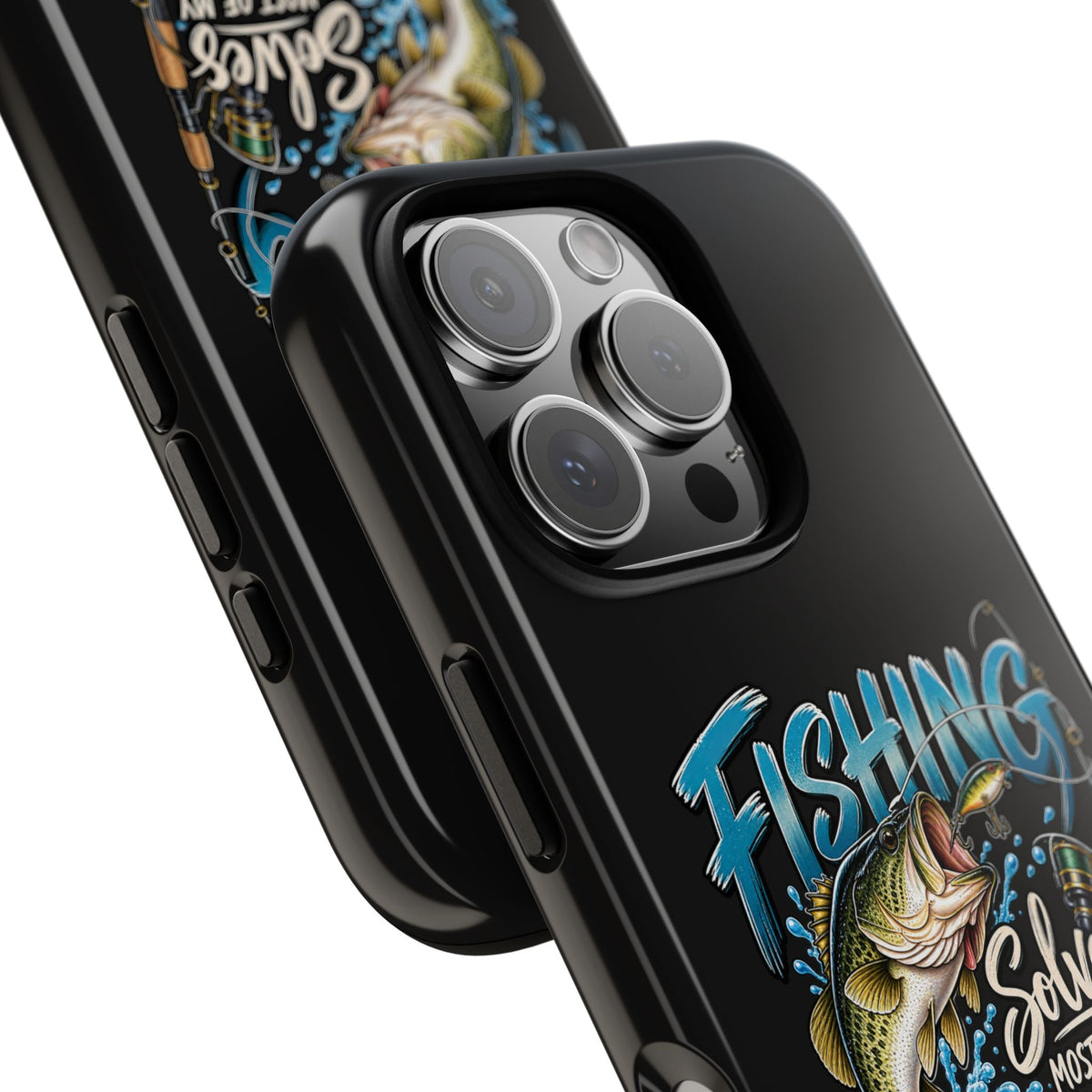 Fishing Solves Most of My Problems Phone Case