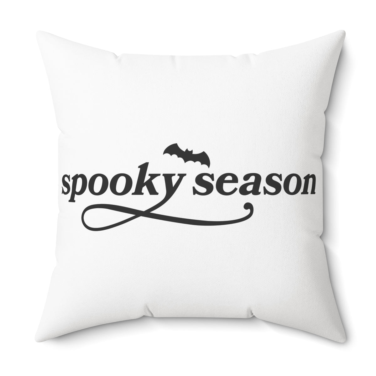 Spooky Season Ghost Pillow — Halloween Decorative Throw Pillow