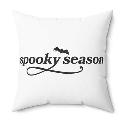 Spooky Season Ghost Pillow — Halloween Decorative Throw Pillow
