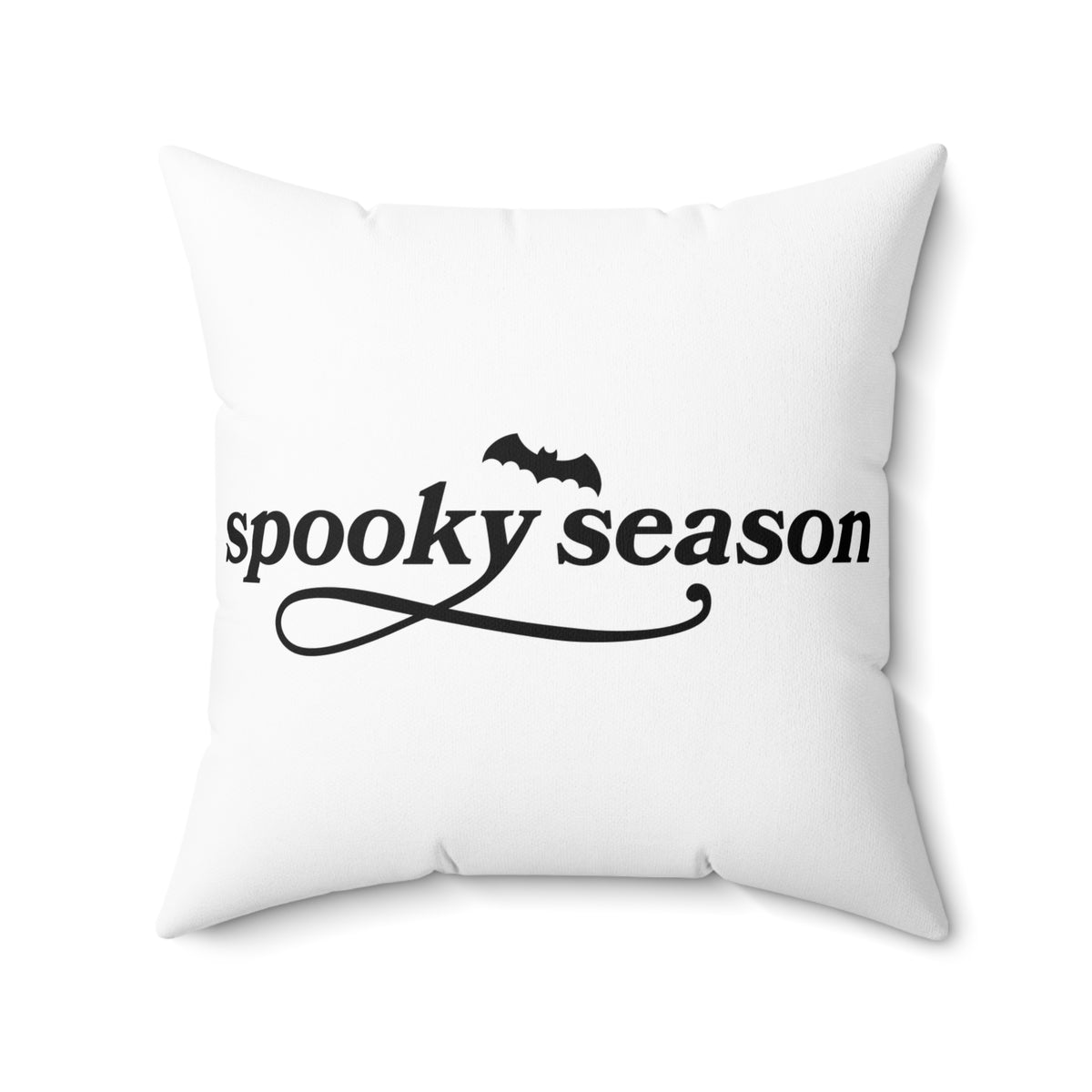 Spooky Season Ghost Pillow — Halloween Decorative Throw Pillow