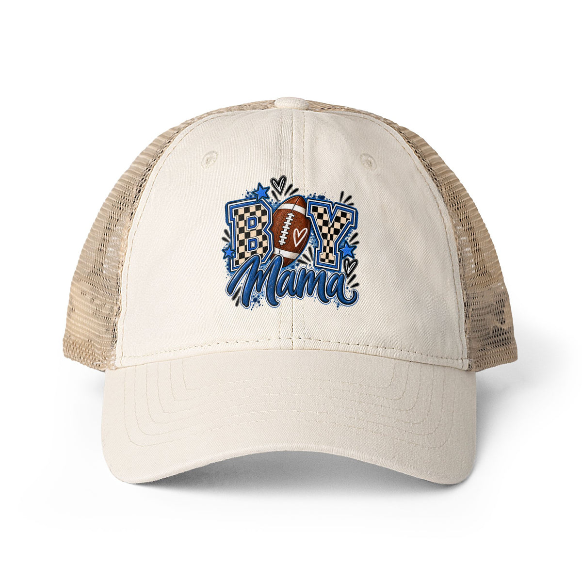 Football Boy Mama Mesh Hat