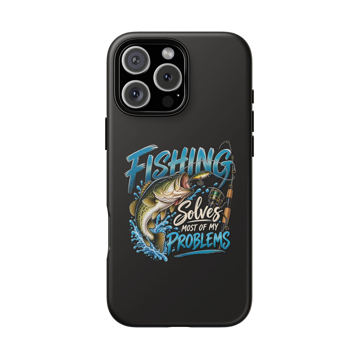Fishing Solves Most of My Problems Phone Case