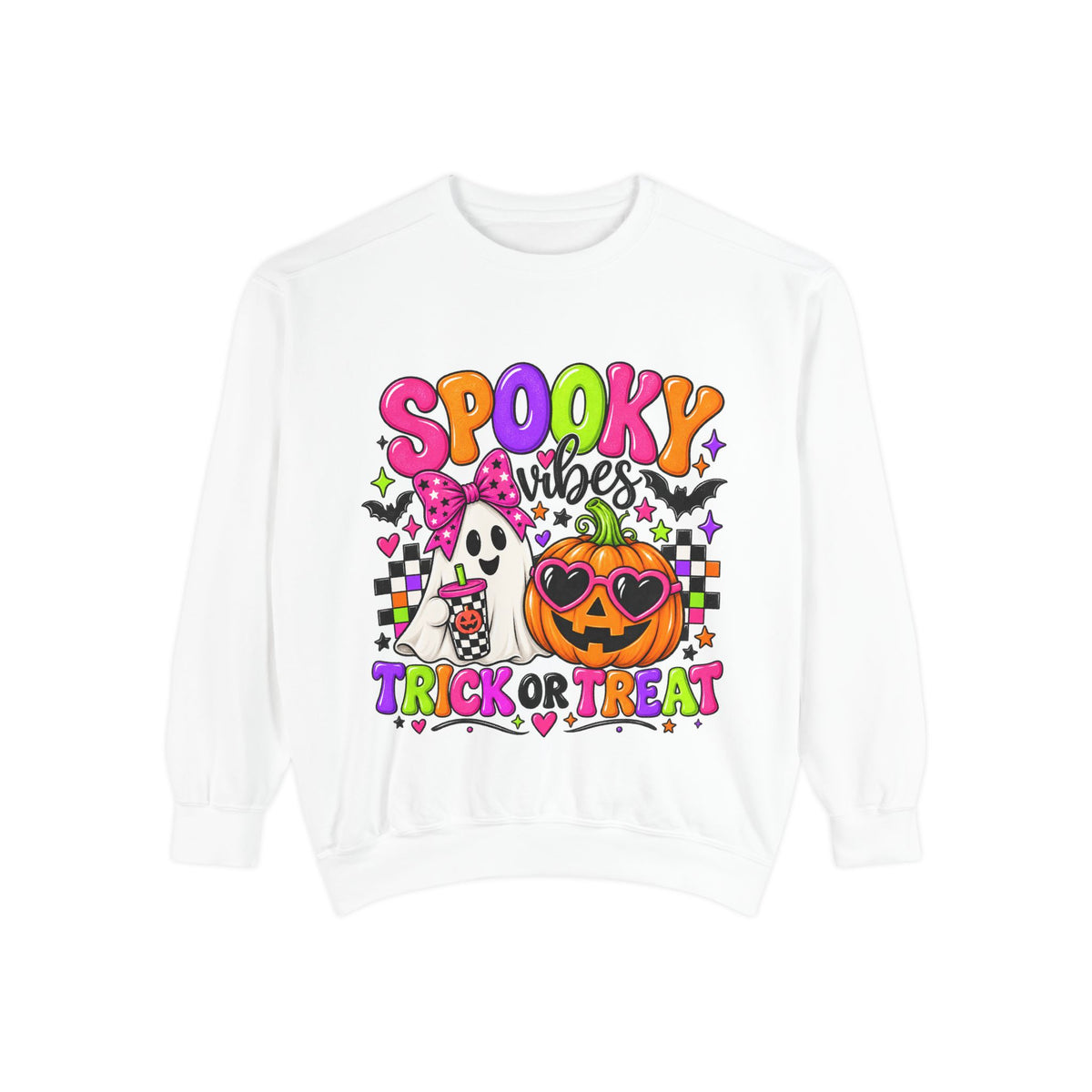 Spooky Vibes Trick or Treat Sweatshirt