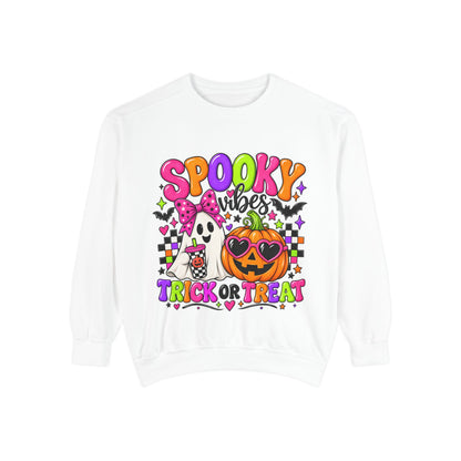 Spooky Vibes Trick or Treat Sweatshirt