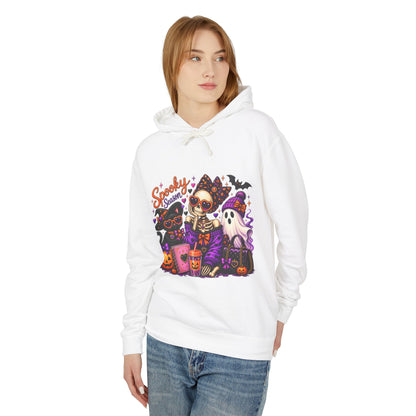 Halloween Skeleton & Pets Hoodie — "Spooky Season" Graphic Sweatshirt