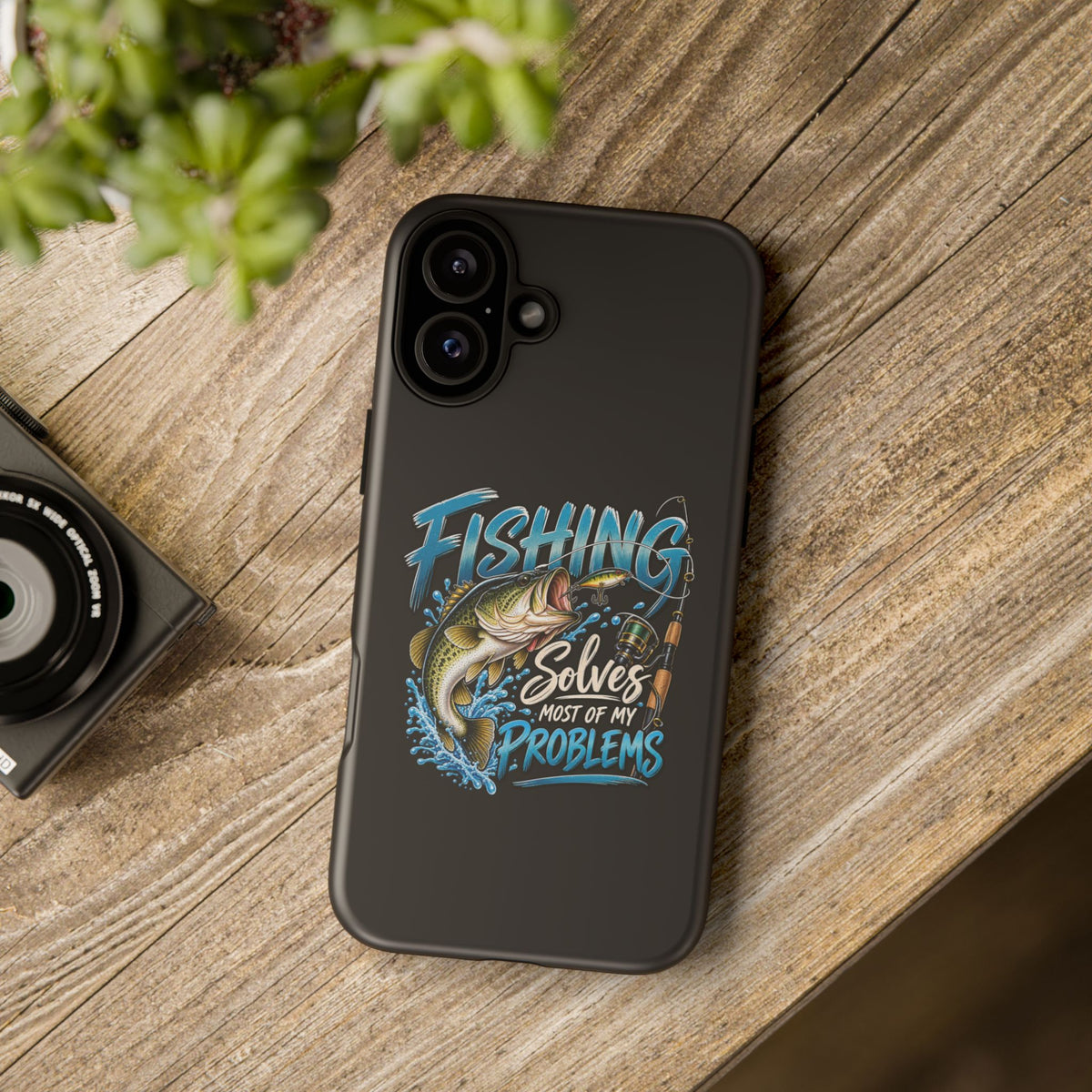 Fishing Solves Most of My Problems Phone Case