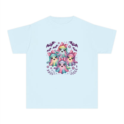 Cute Pastel Ghosts Halloween Youth Tee