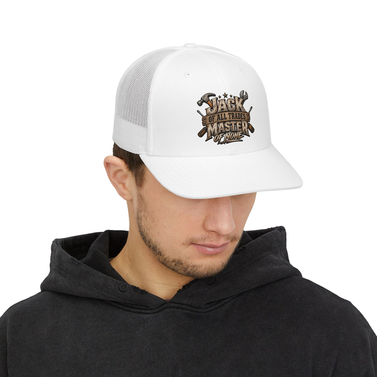 Jack of All Trades Trucker Cap — 'Master of None' Men's Hat