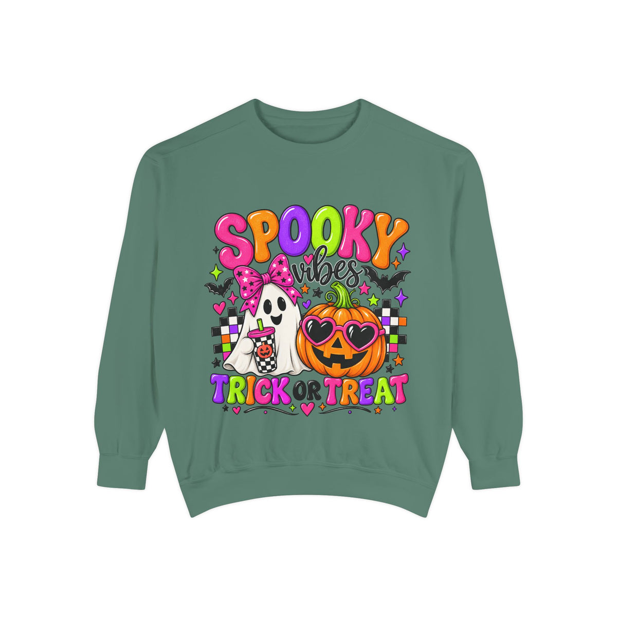 Spooky Vibes Trick or Treat Sweatshirt