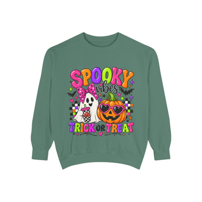 Spooky Vibes Trick or Treat Sweatshirt