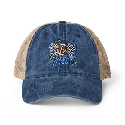 Football Boy Mama Mesh Hat