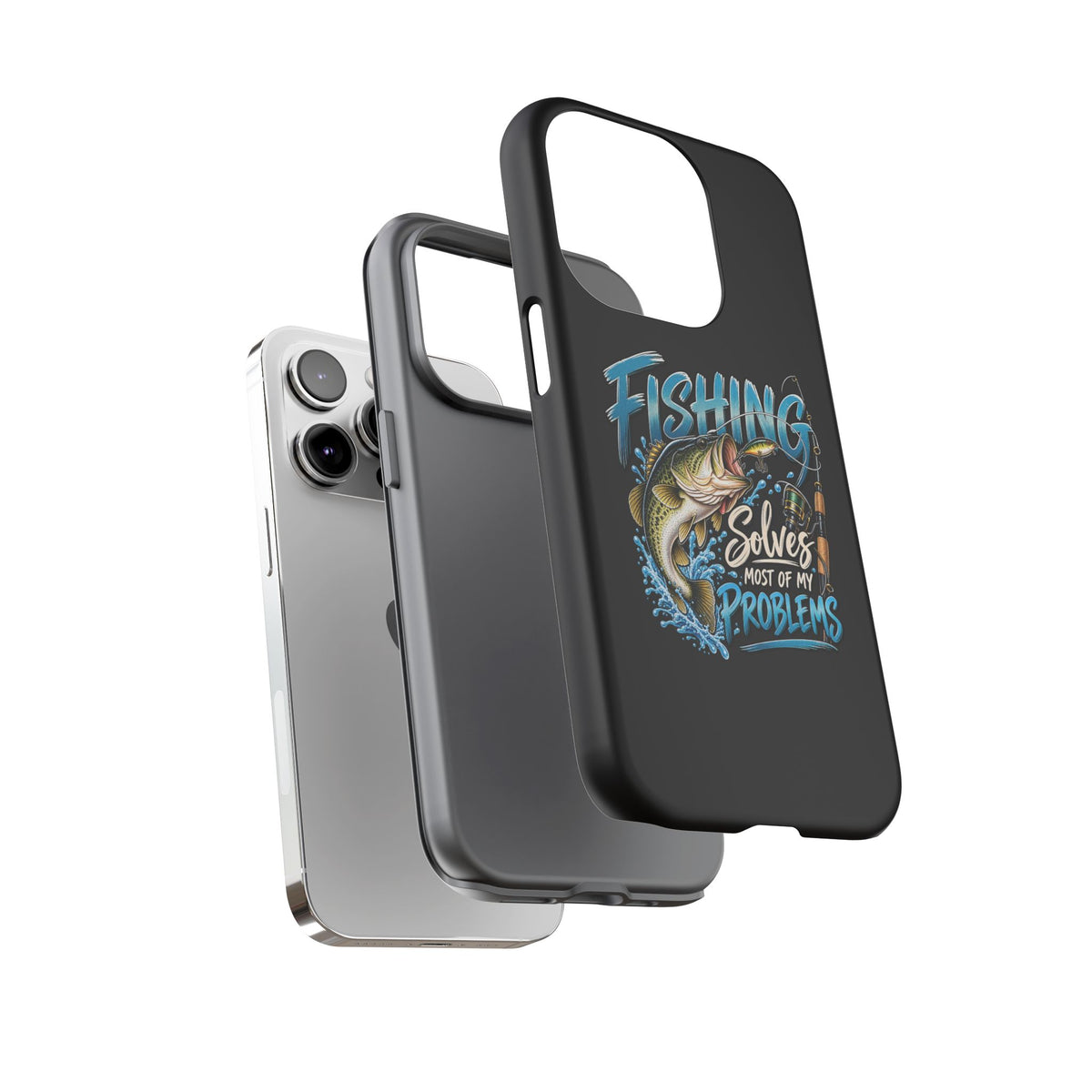Fishing Solves Most of My Problems Phone Case