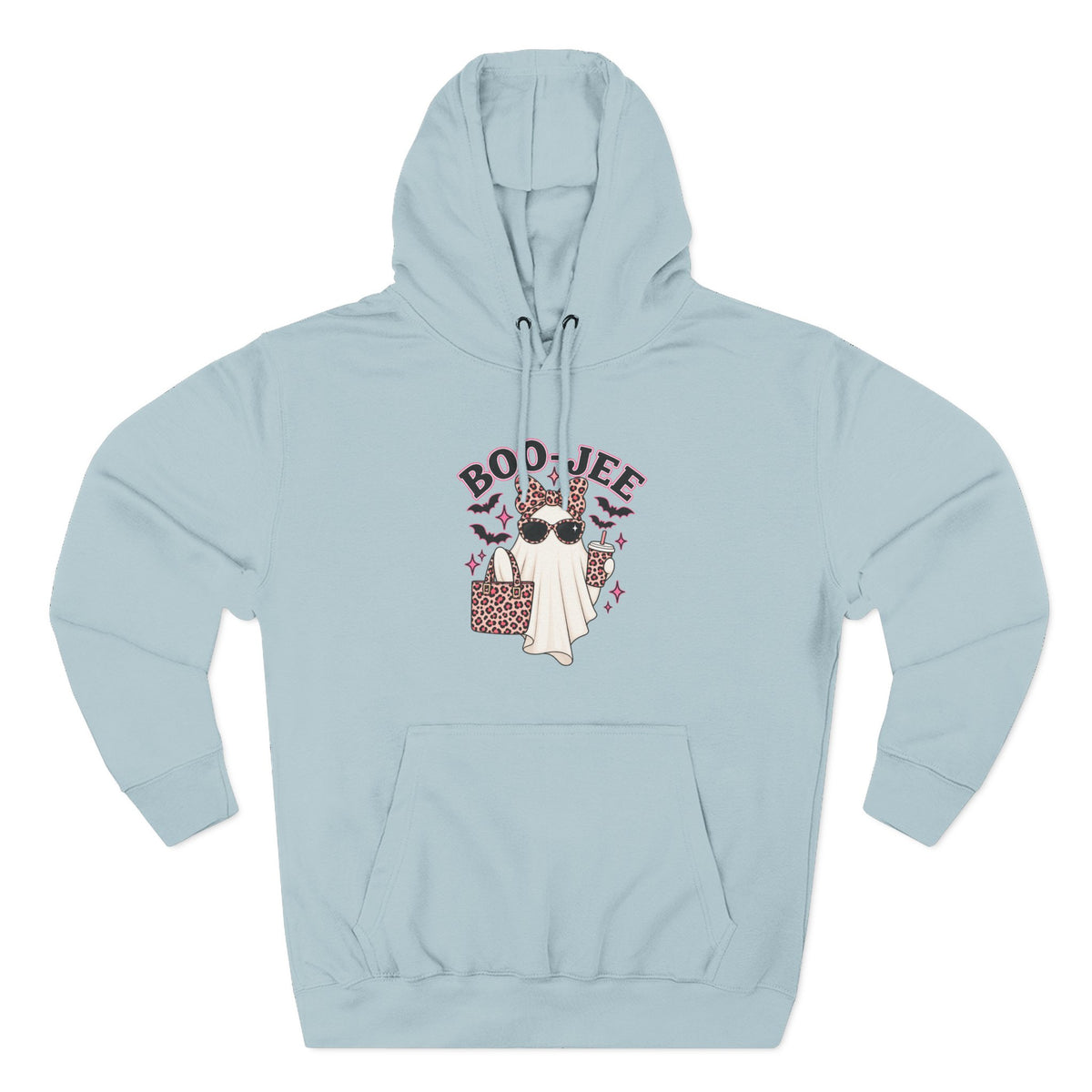 Boo Jee Ghost Graphic Hoodie - Cute Halloween Travel Sweatshirt