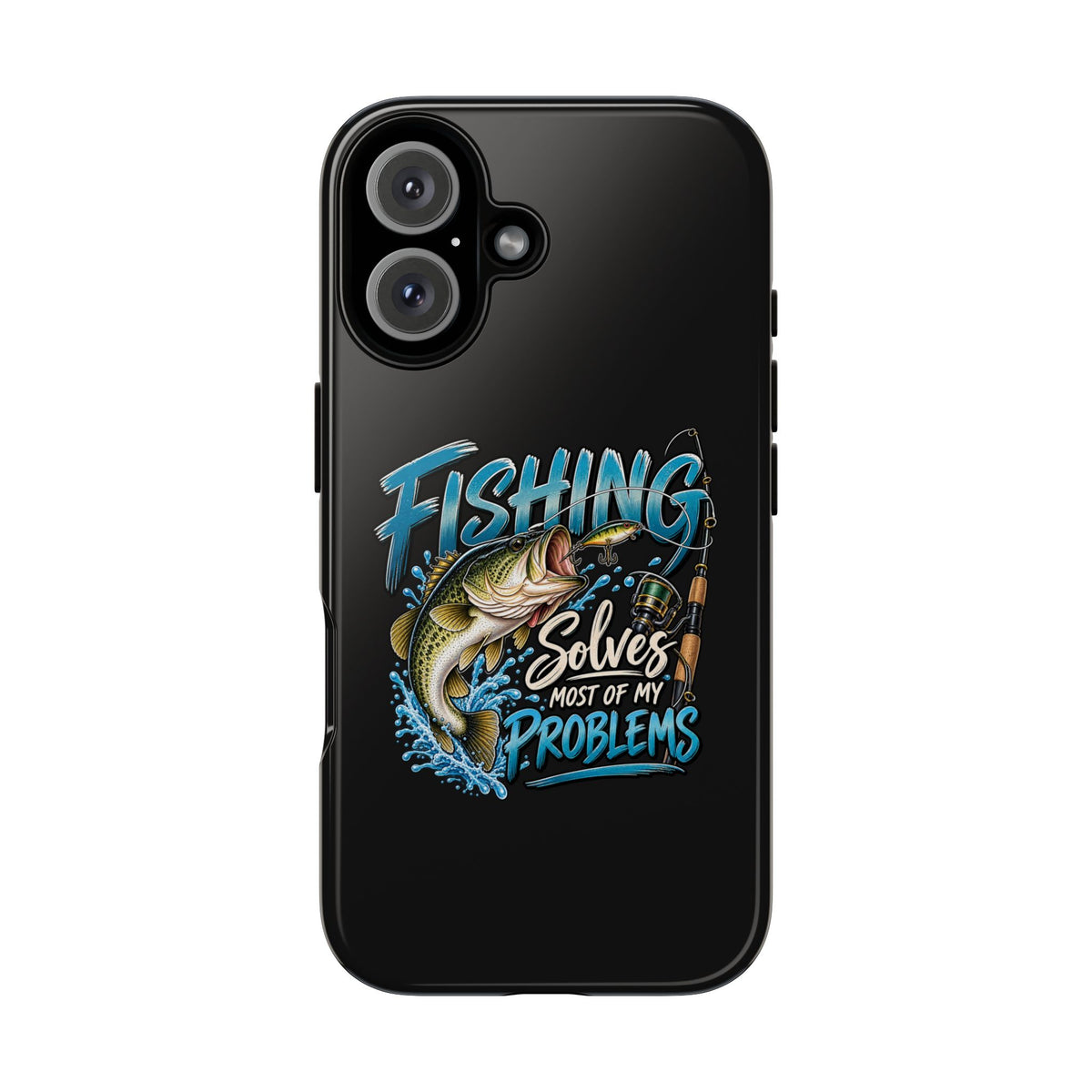 Fishing Solves Most of My Problems Phone Case