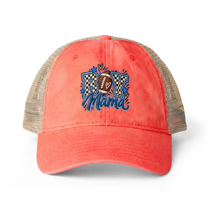 Football Boy Mama Mesh Hat