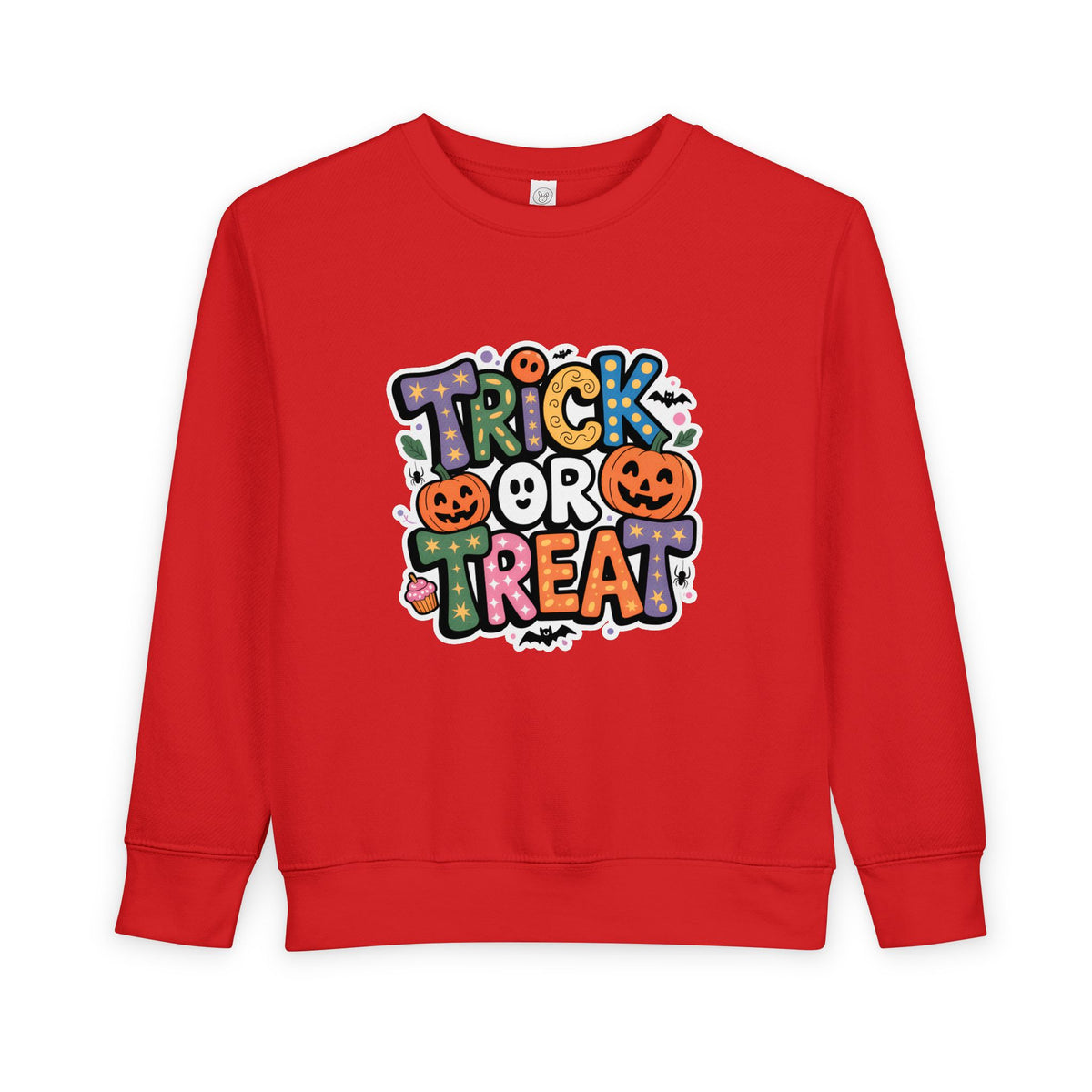 Toddler Sweatshirt - Cute "Trick or Treat" Halloween Pullover with Pumpkins