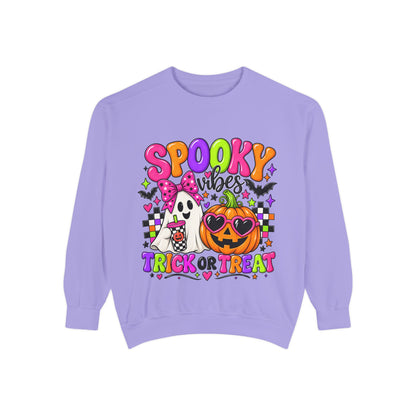 Spooky Vibes Trick or Treat Sweatshirt