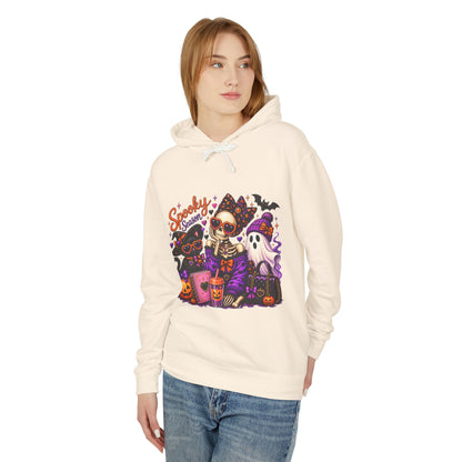 Halloween Skeleton & Pets Hoodie — "Spooky Season" Graphic Sweatshirt