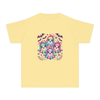 Cute Pastel Ghosts Halloween Youth Tee