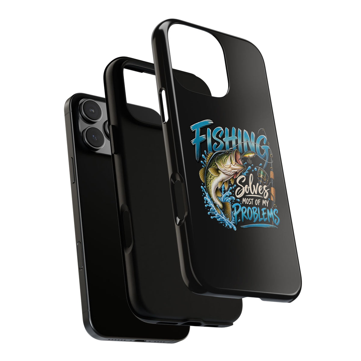 Fishing Solves Most of My Problems Phone Case