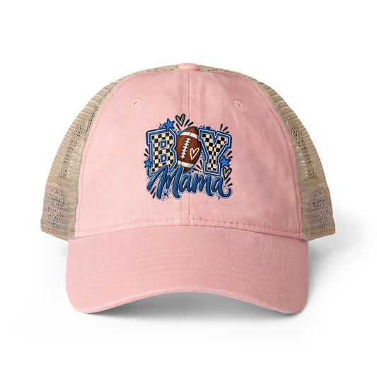 Football Boy Mama Mesh Hat
