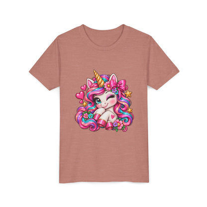 Youth Unicorn Tee — Cute Rainbow Unicorn Graphic Shirt for Kids