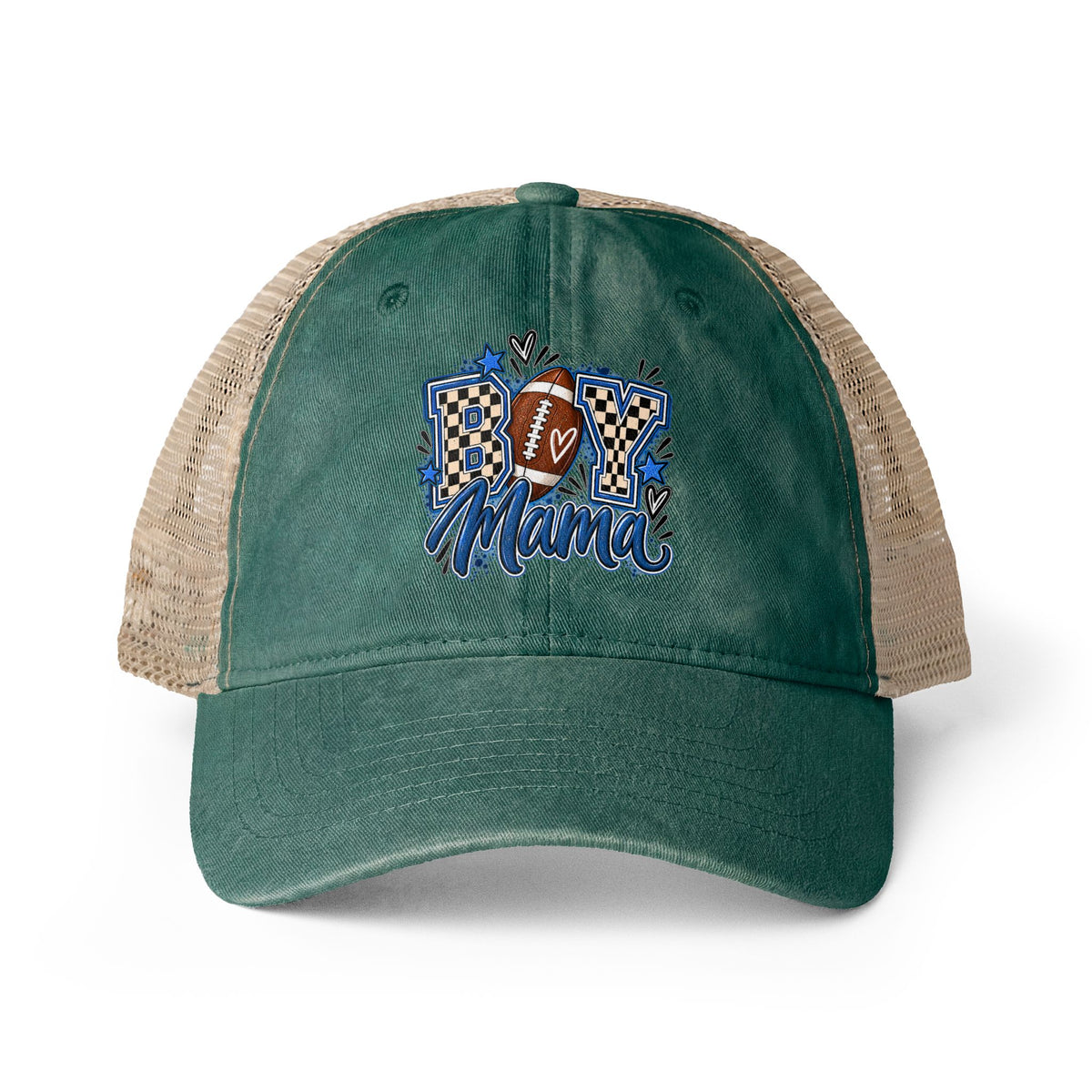 Football Boy Mama Mesh Hat